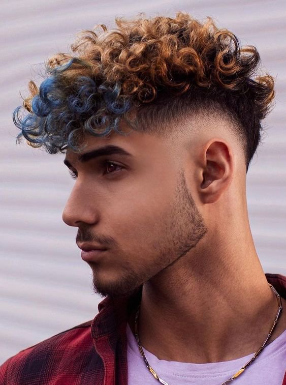 1 Curly Hair Fade