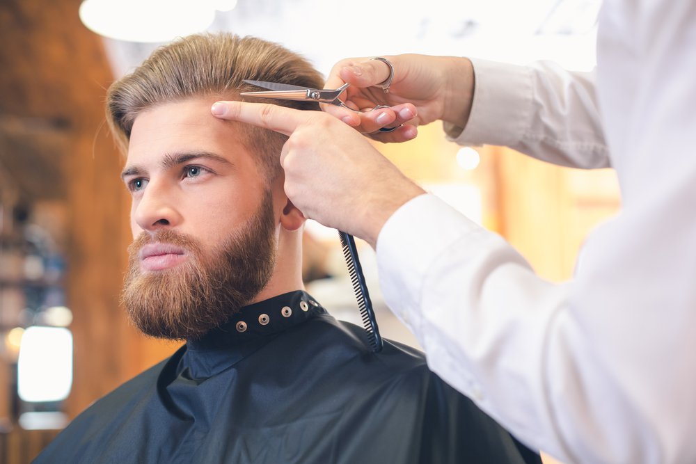 Precision Mens Haircuts, Massaging Shampoo, Beard Trims