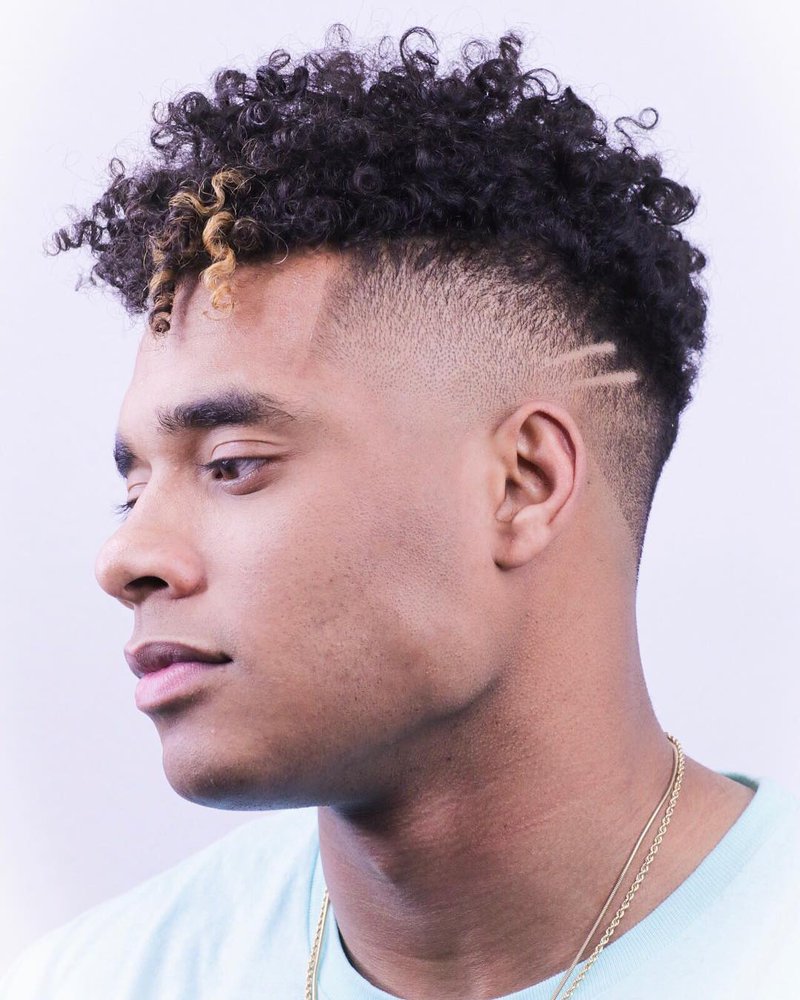 Curly Hair Fade