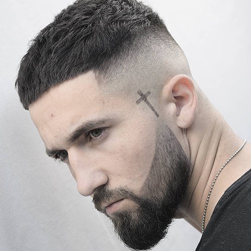 Process of my 4 Zig Zag Style with High Taper Fad with Beard faded