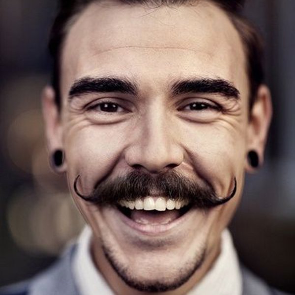 5. Pencil style hipster mustache