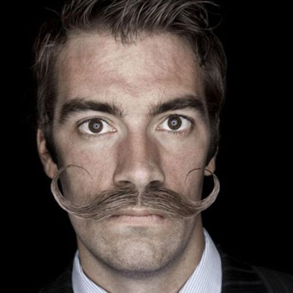 6. Russian style hipster mustache