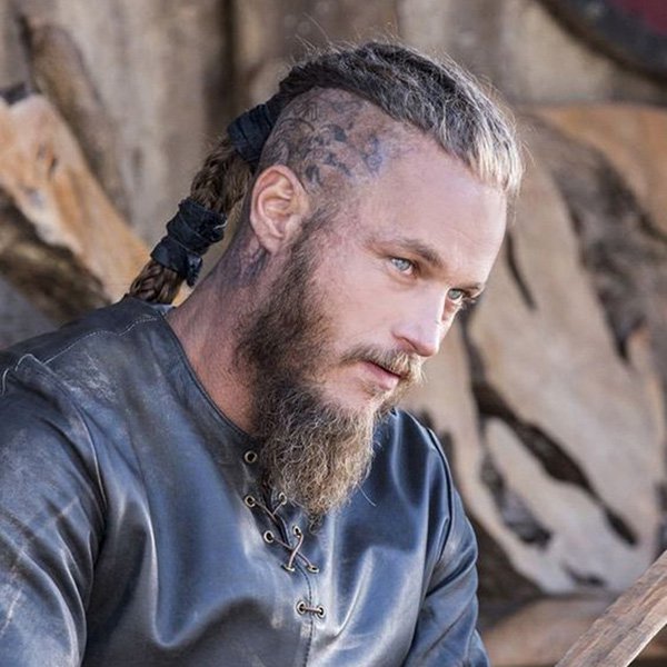 Full Ragnar Beard with Hair Braids