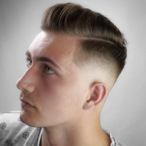 High Skin Fade Comb-Over