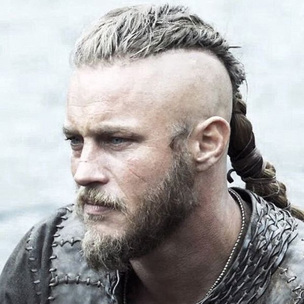 Ragnar Lothbrok Beard and Bound Ponytail