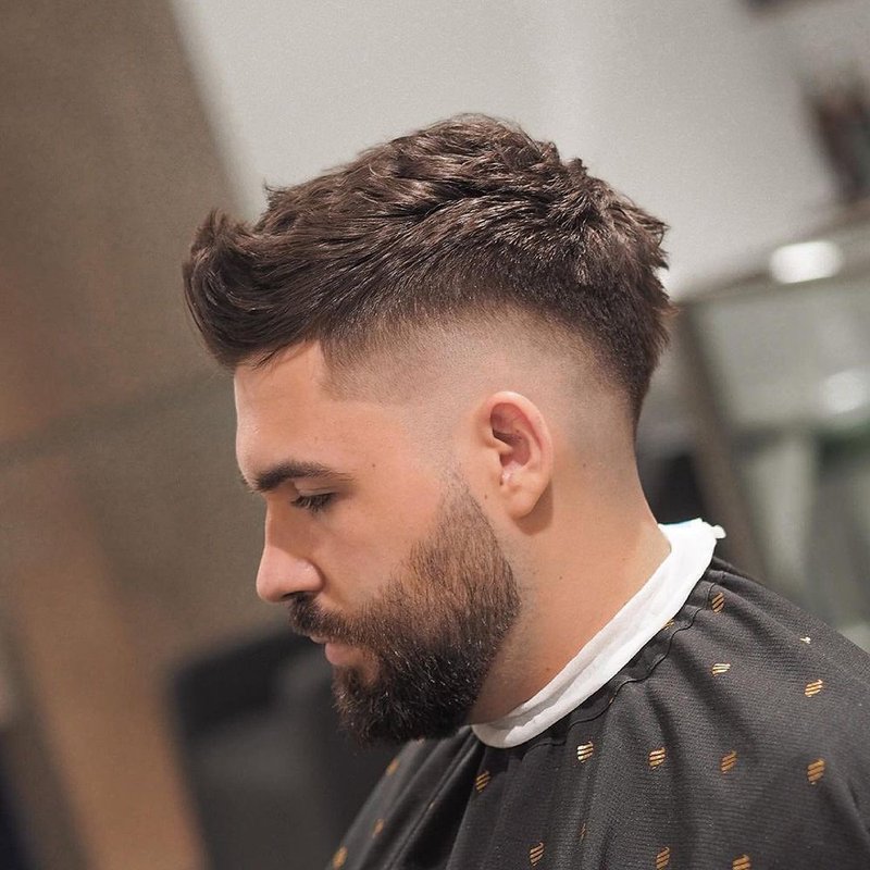 Textured Fade Mohawk Style with Facial Hair.jpg