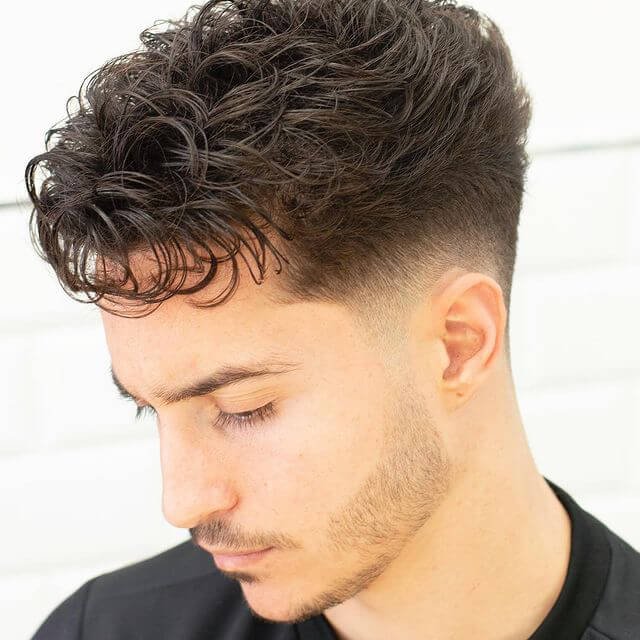 The Curly Low Fade Haircut