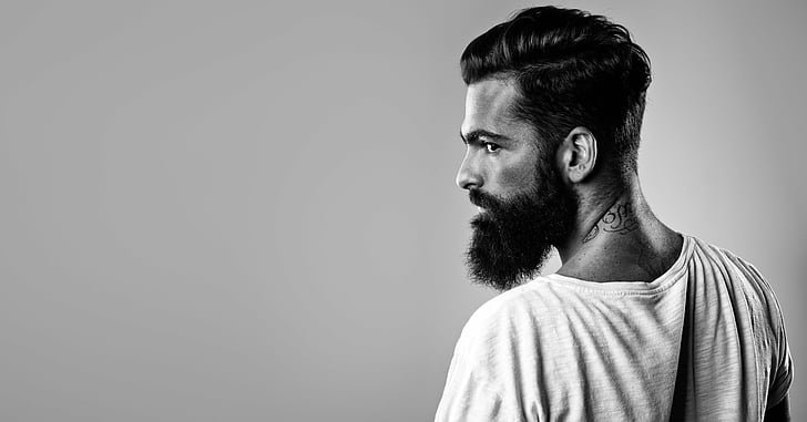 men-beard-black-and-white