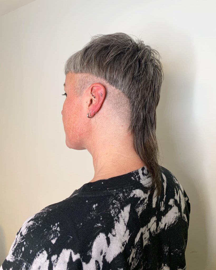 Contemporary Undercut with Rat Tail Extension