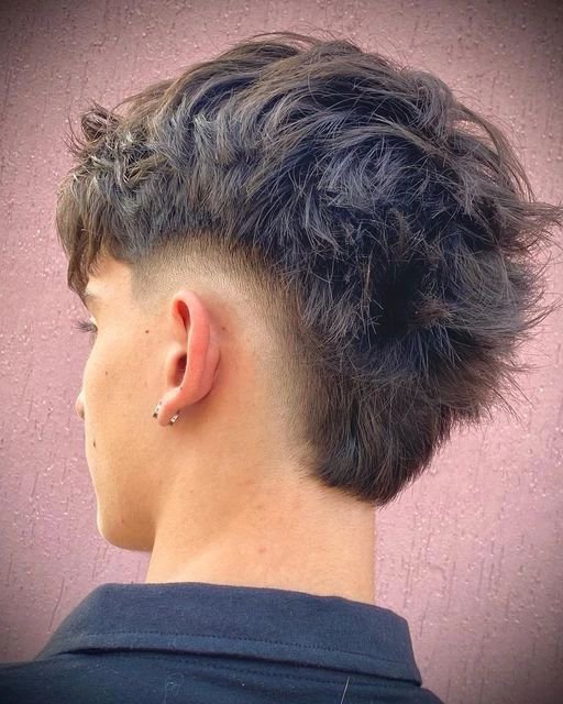 Textured Top Burst Fade Haircut with a Twist