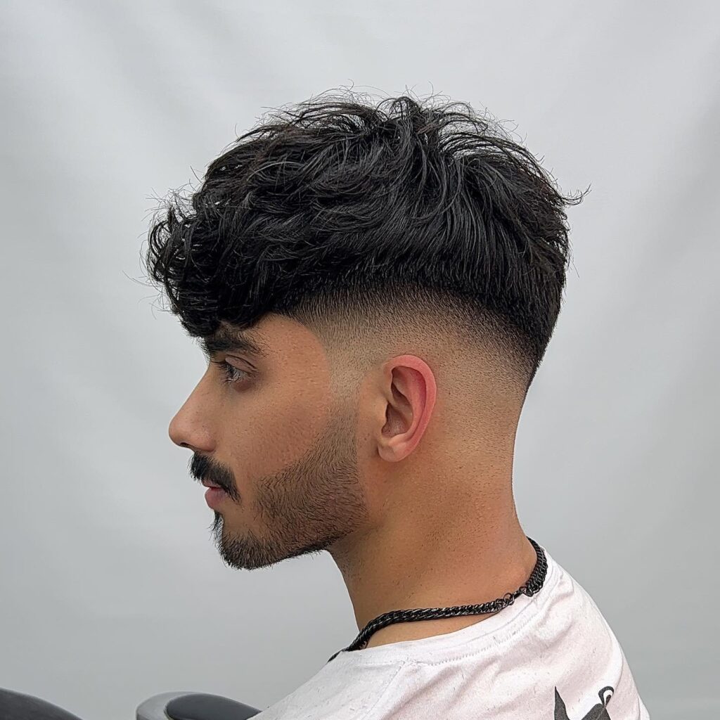 Textured Waves The Casual Taper Fade Haircut