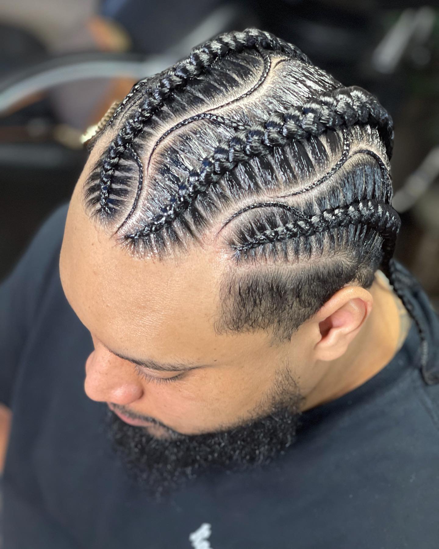 Rope twists back  Dreadlock hairstyles for men, Cornrow